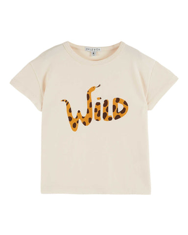 Emile et Ida Cream Wild T-shirt