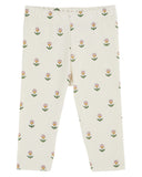 Emile et Ida Baby Cream Sweet Flowers T-shirt + Legging Set