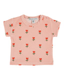 Emile et Ida Baby Blossom Grande Tulips Terry T-shirt + Bloomer Set