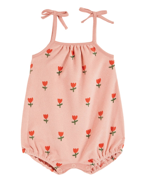 Emile et Ida Blossom Tulips Terry Romper