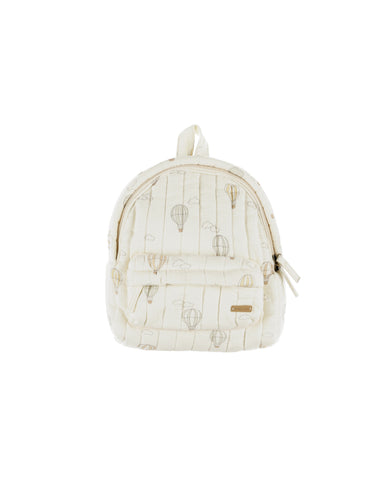 Quincy Mae Ivory Hot Air Balloons Mini Backpack