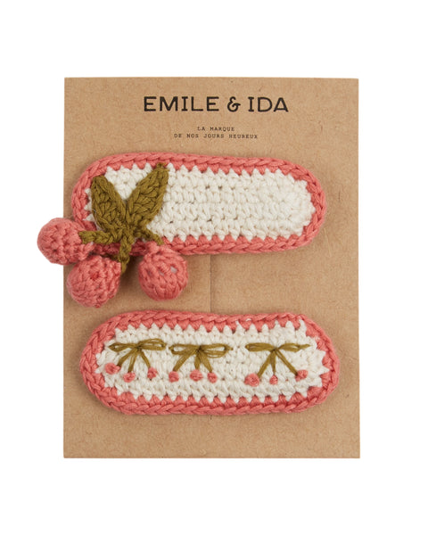 Emile et Ida Anemone Crochet Clips