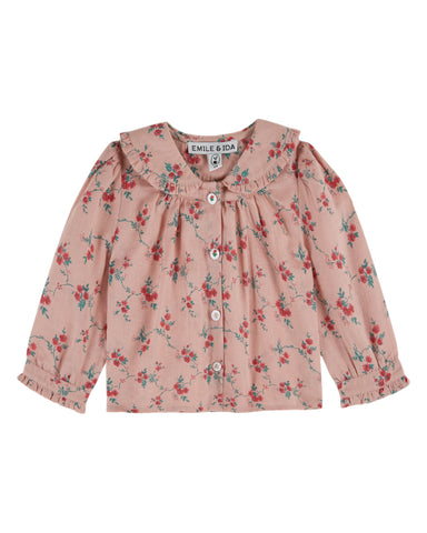 Emile et Ida Baby Aster Blouse + Bloomer Set
