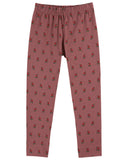 Emile et Ida Violine Poppy Printed Legging
