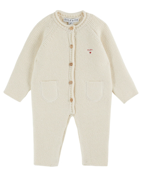 Emile et Ida Ecru Knit One-Piece