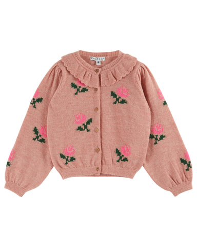 Emile et Ida Rose Flowers Cardigan