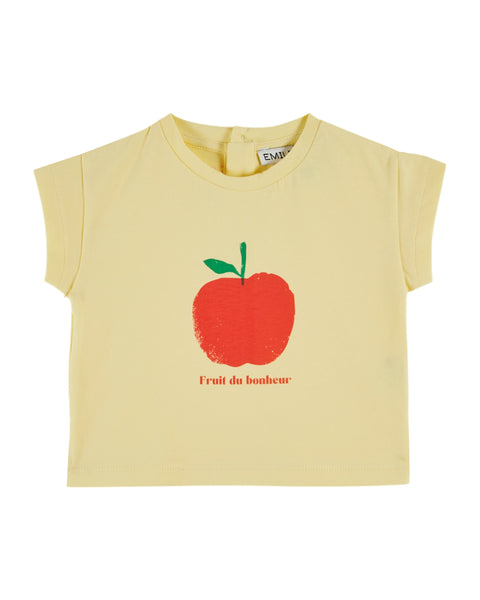 Emile et Ida Baby Mimosa Fruit Printed Tee