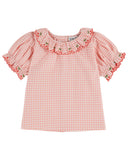 Emile et Ida Baby Vivi Vichy Blouse + Bloomer Set