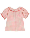 Emile et Ida Baby Vivi Vichy Blouse + Bloomer Set
