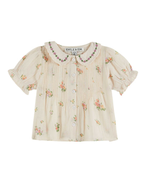 Emile et Ida Baby Althea Blouse + Bloomer Set