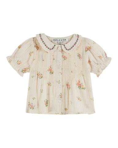 Emile et Ida Baby Althea Blouse + Bloomer Set