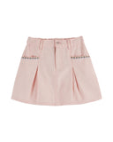 Emile et Ida Macaron Embroidered Cherries Skirt