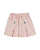 Emile et Ida Macaron Embroidered Cherries Skirt