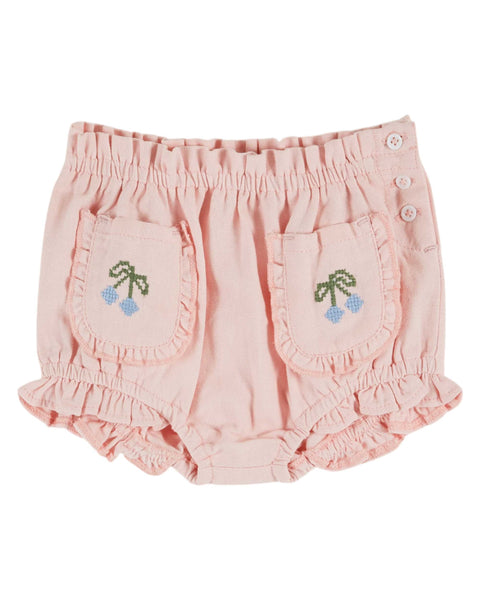 Emile et Ida Macaron Embroidered Pocket Bloomer