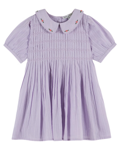 Emile et Ida Wisteria Embroidered Smocked Dress