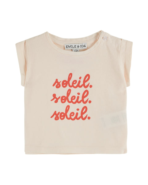 Emile et Ida Baby Cream Soleil Tee