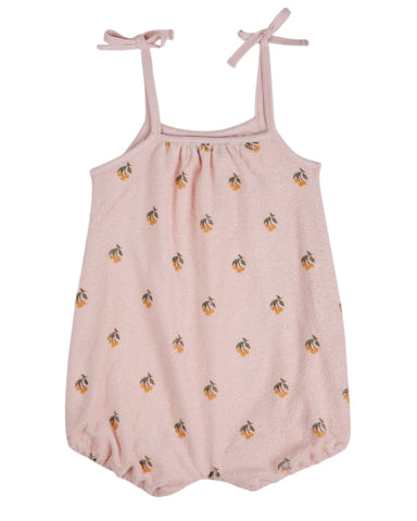 Emile et Ida Rose Cherries Terry Romper