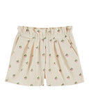Emile et Ida Cream Cherries Terry T-shirt + Shorts Set
