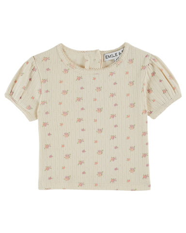 Emile et Ida Baby Fantasia Pointelle Tee + Legging Set
