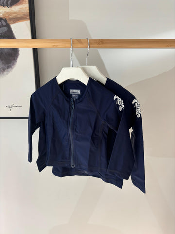 Vilebrequin Navy Zip Long Sleeve Rashguard