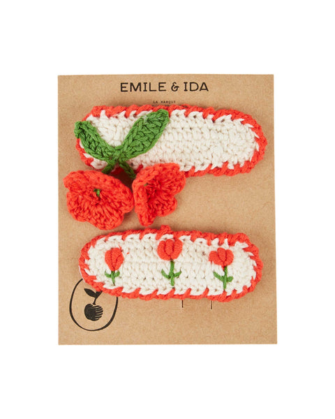 Emile et Ida Poppy Clips