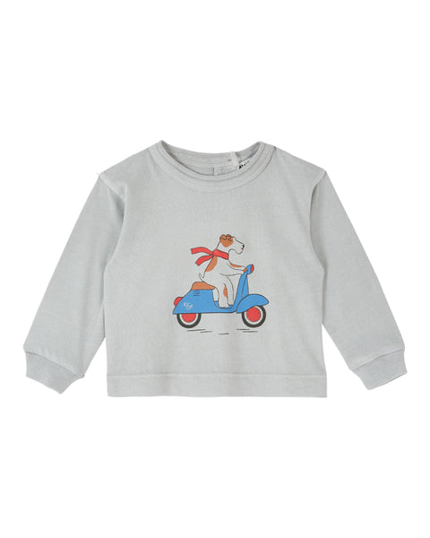 Emile et Ida Baby Grey Dog T-shirt