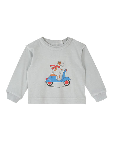 Emile et Ida Baby Grey Dog T-shirt