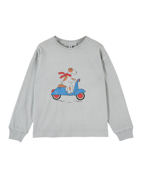 Emile et Ida Grey Dog T-shirt