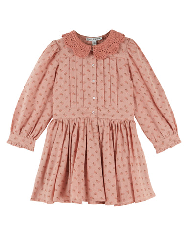 Emile et Ida Rosemary Crochet Collar Dress