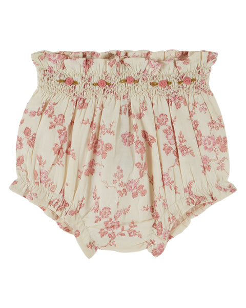 Emile et Ida Rosalie Smocked Embroidered Bloomer