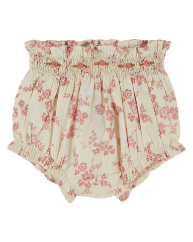 Emile et Ida Rosalie Smocked Embroidered Bloomer