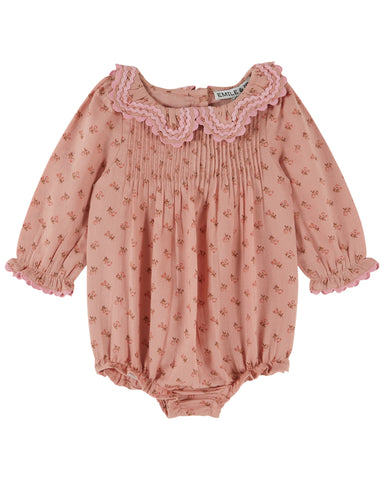 Emile et Ida Rosemary Printed Pleated Romper