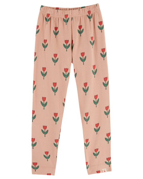 Emile et Ida Pink/Red Flowers Legging
