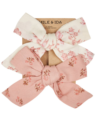 Emile et Ida Rosemary/Rosalie Bow Clips Set