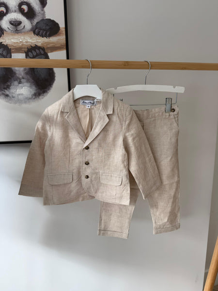 Tartine et Chocolate Kids Sable Linen Pantalon