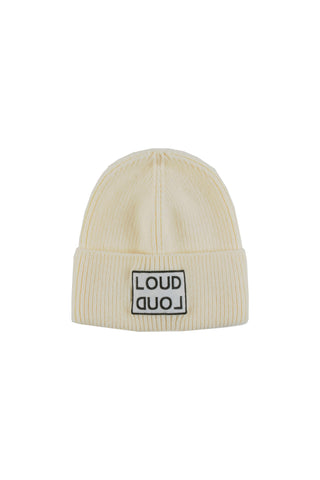 Loud Apparel Off White Dear Beanie