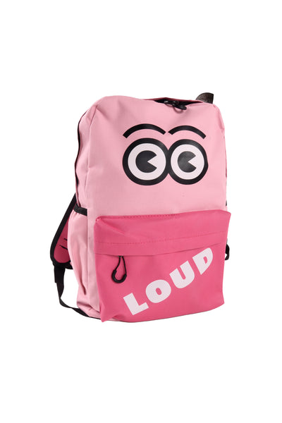 Loud Apparel Pink 2 Tone Banana Rucksack