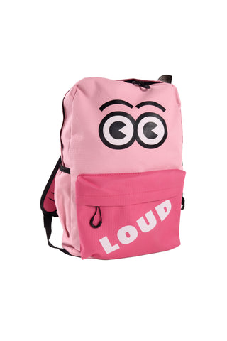 Loud Apparel Pink 2 Tone Banana Rucksack