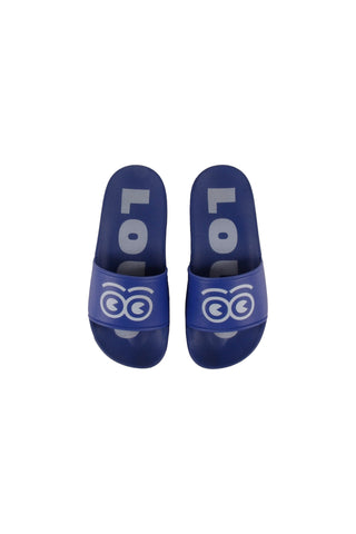 Loud Apparel Blue/Light Blue Mela Slides