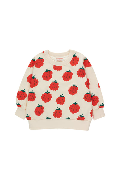 Tinycottons Light Cream Raspberries Sweatshirt