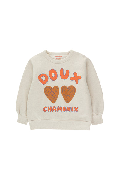 Tinycottons Light Cream Heather Doux Chamonix Sweatshirt