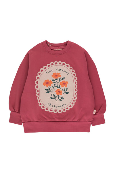 Tinycottons Berry Tiny Flowers Sweatshirt