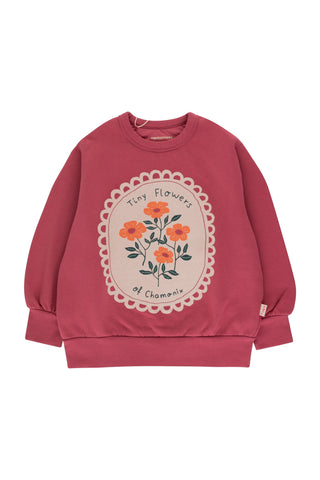 Tinycottons Berry Tiny Flowers Sweatshirt