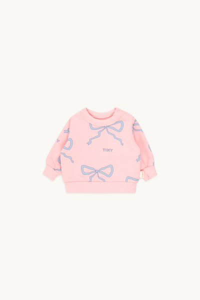 Tinycottons Baby Peach Bows Sweatshirt