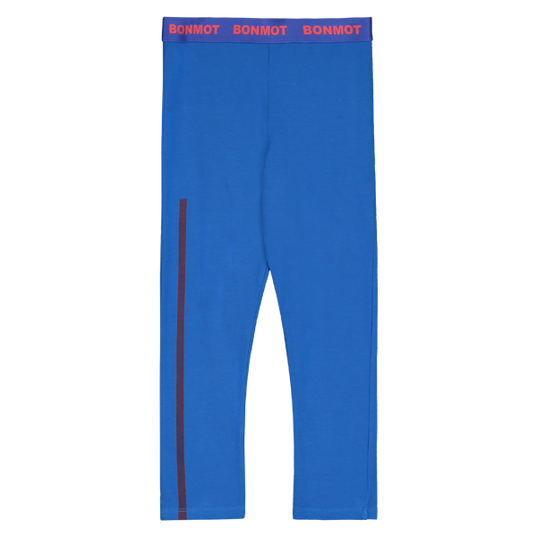 Bonmot Fresh Blue Side Stripe Legging