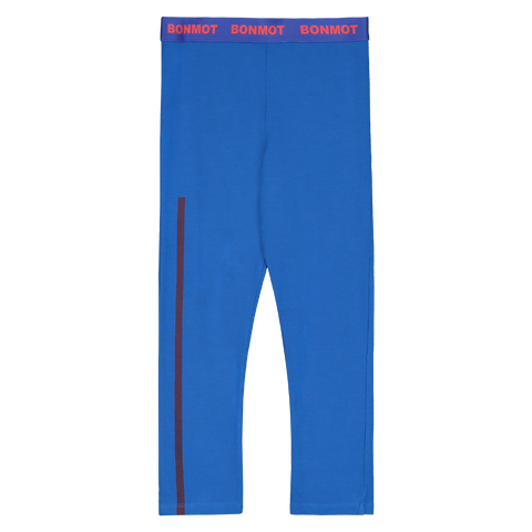 Bonmot Fresh Blue Side Stripe Legging