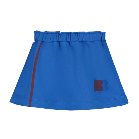 Bonmot Fresh Blue Mini Side Stripe Skirt