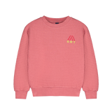 Bonmot Dusty Pink Quilted BMT Sweatshirt