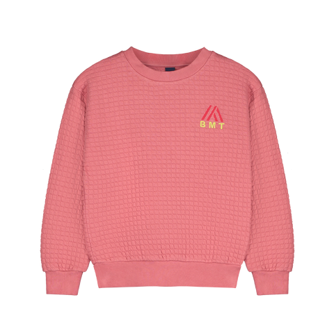 Bonmot Dusty Pink Quilted BMT Sweatshirt