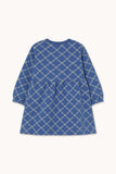 Tinycottons Blue Flower Grid Dress